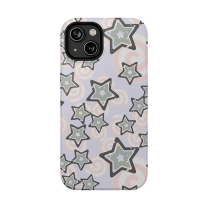 Y2K Gray Star iPhone Case