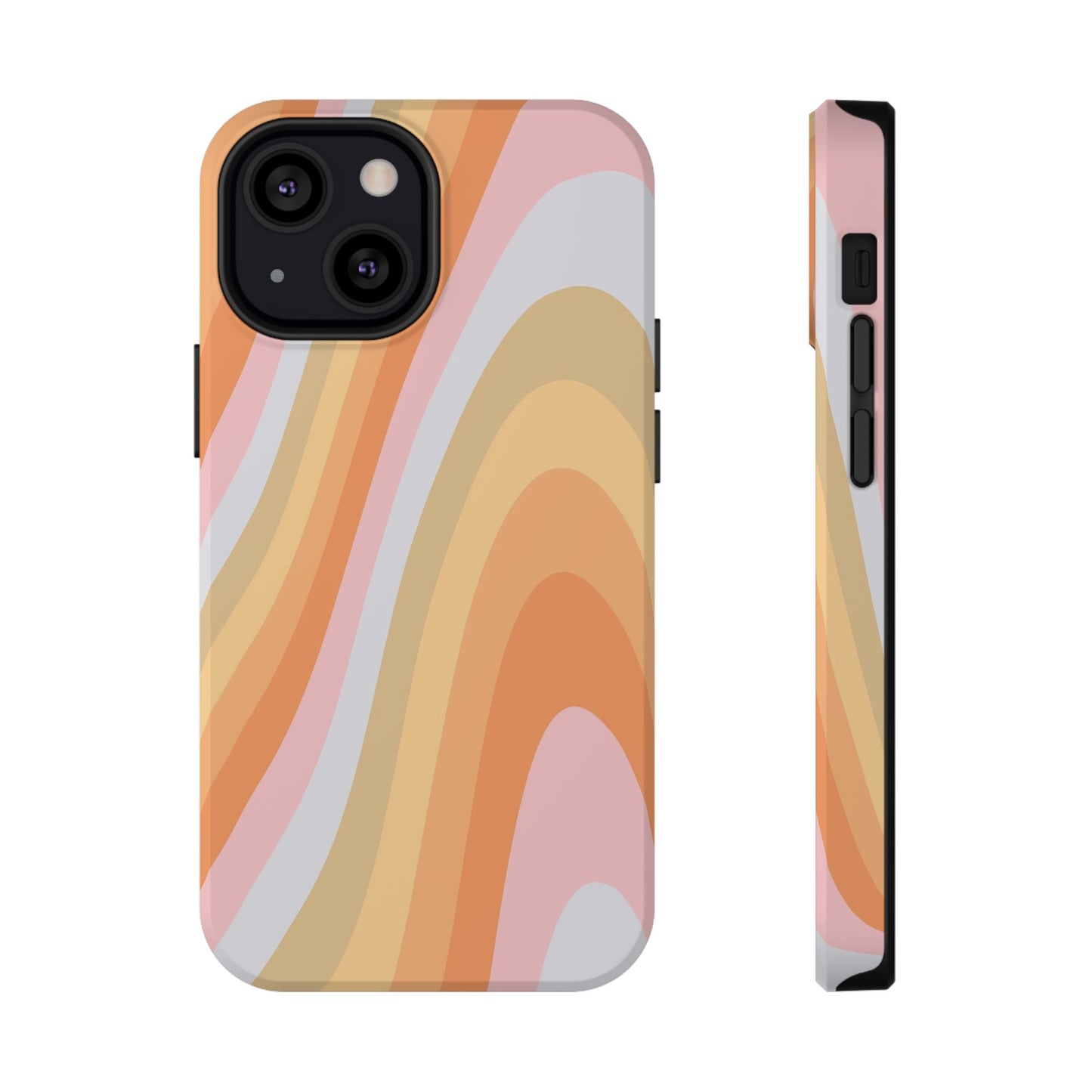 Rainbow Waves iPhone Case