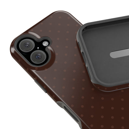 Mocha Mini Dots iPhone Case
