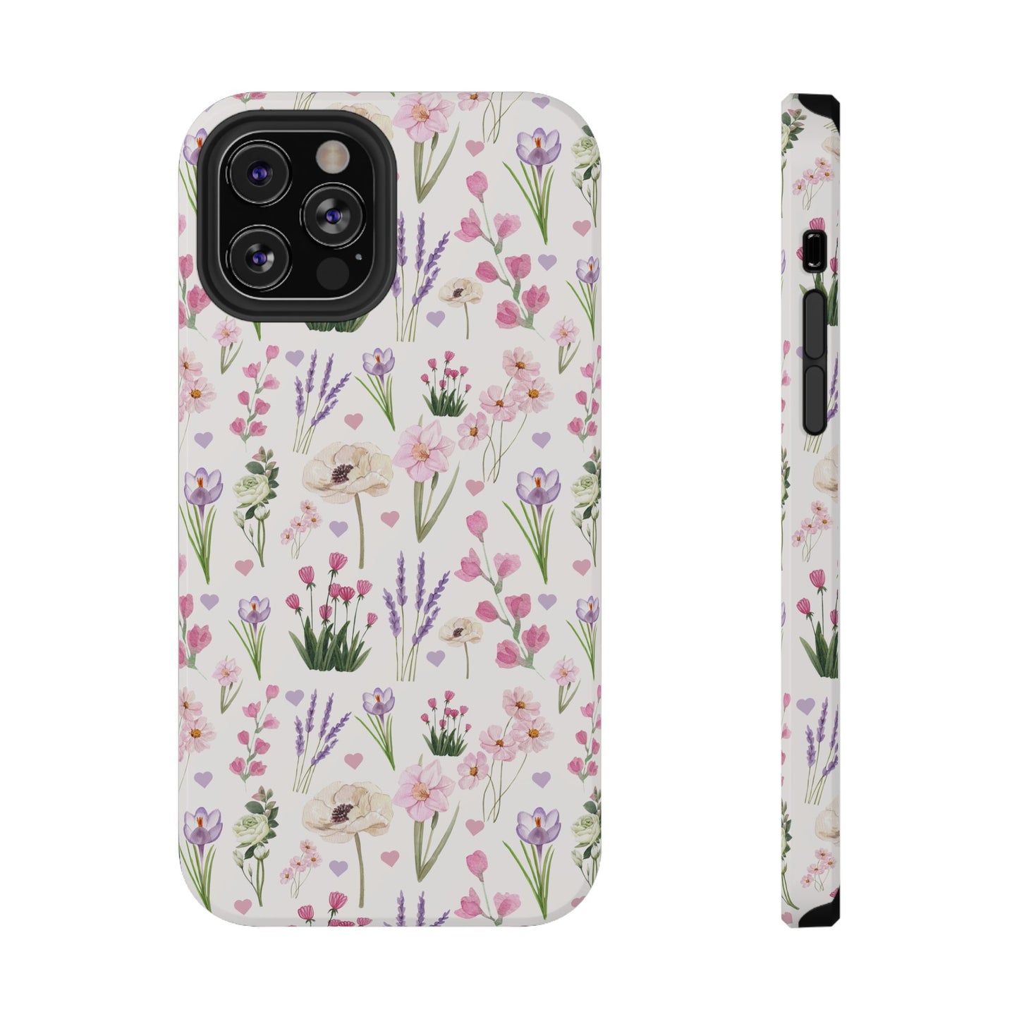Vintage Purple Floral iPhone Case