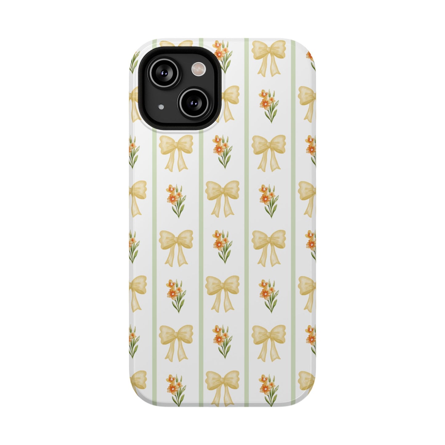 Yellow Bows iPhone Case