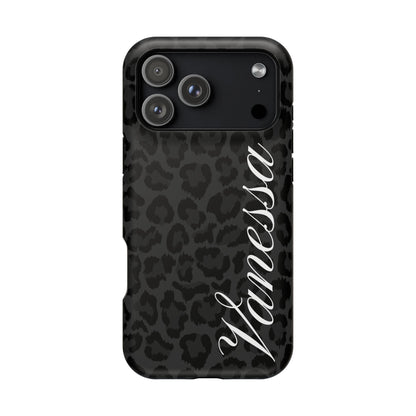 Custom Black Leopard iPhone Case
