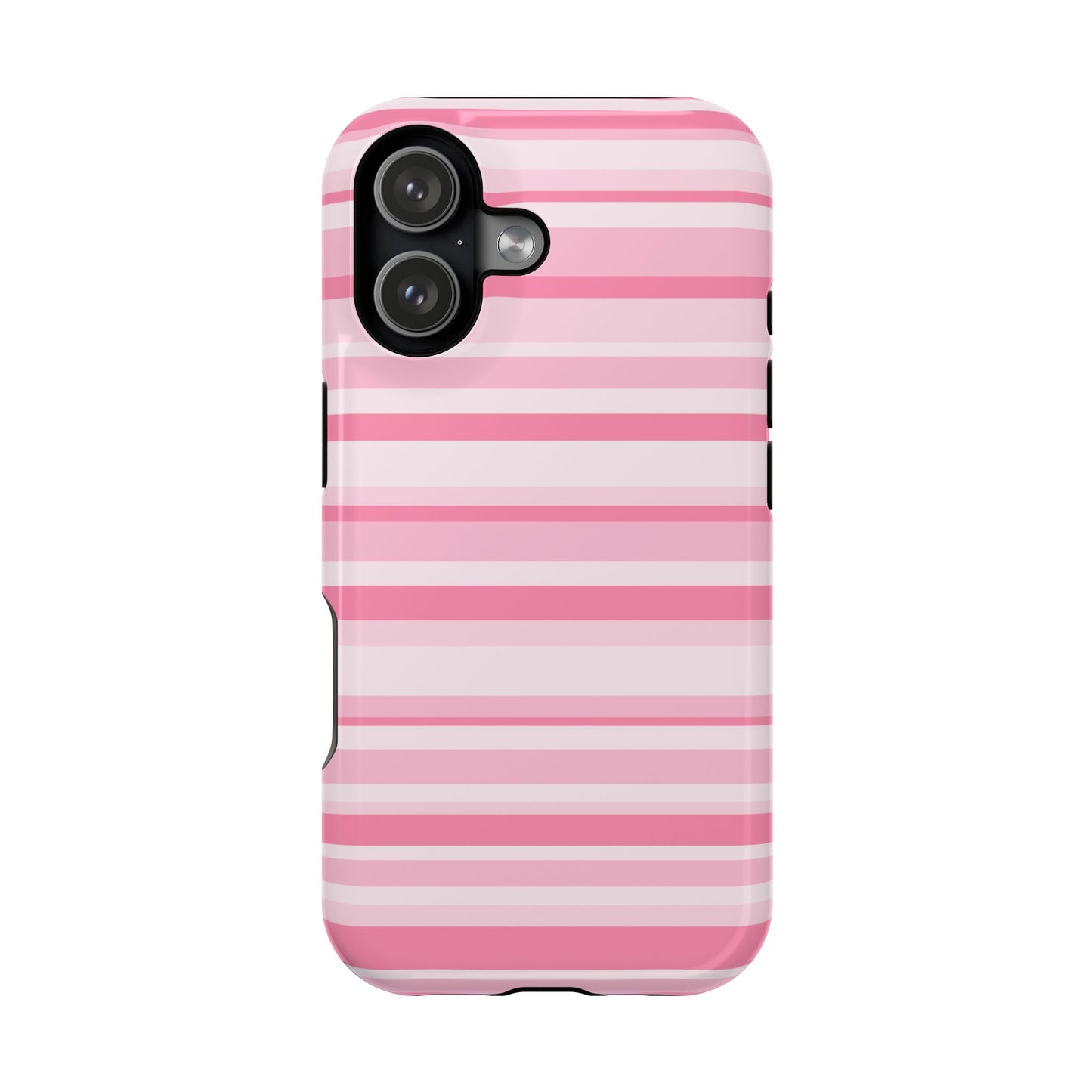 Pink Candy Stripes iPhone Case