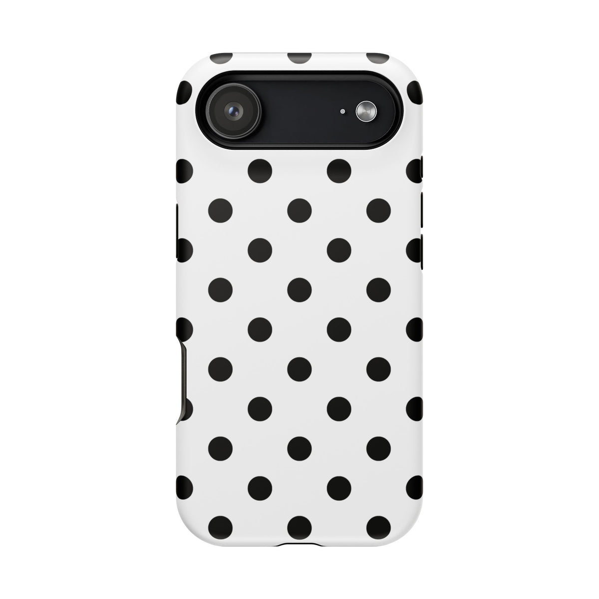 Black Polka Dots iPhone Case
