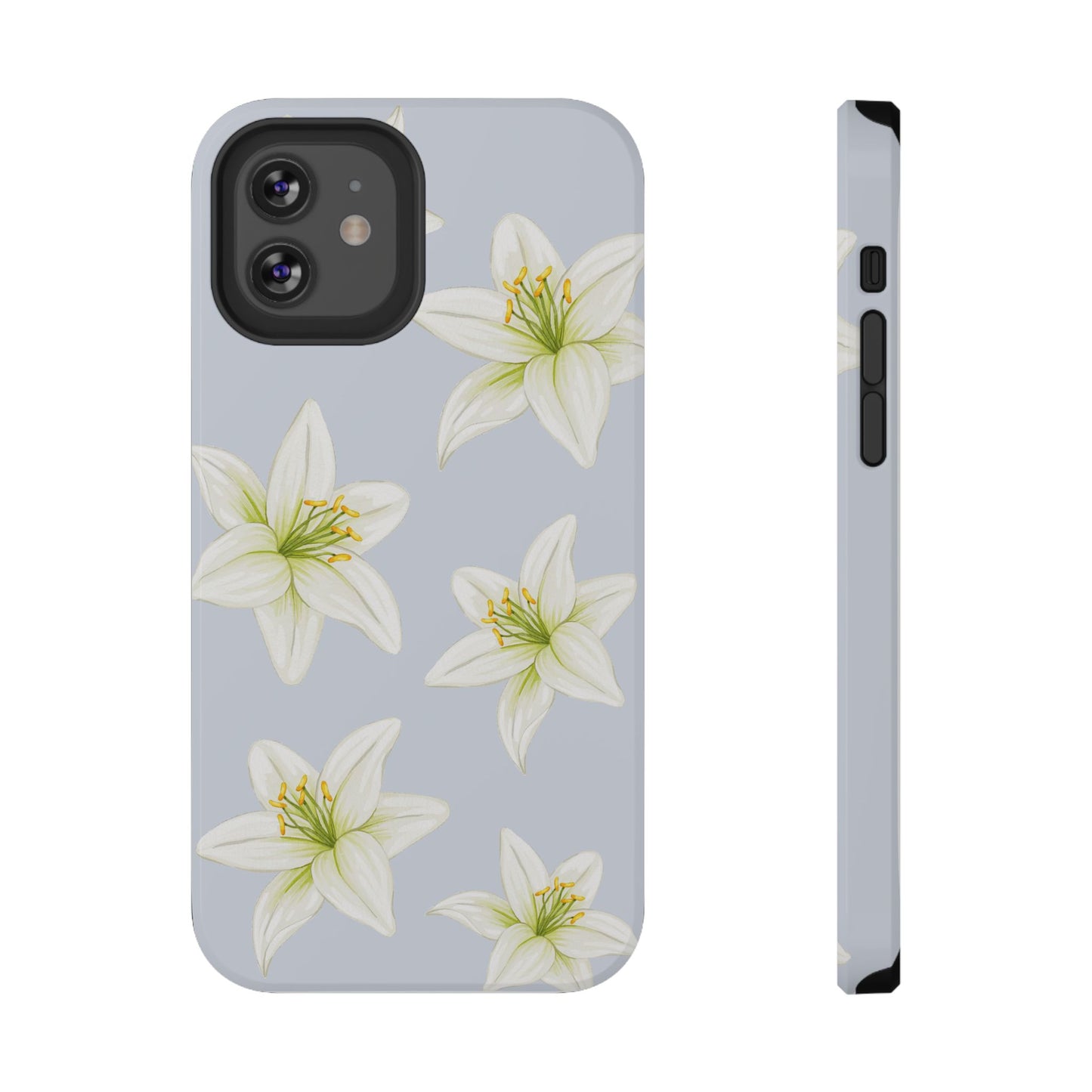 Blue Tiger Lily iPhone Case