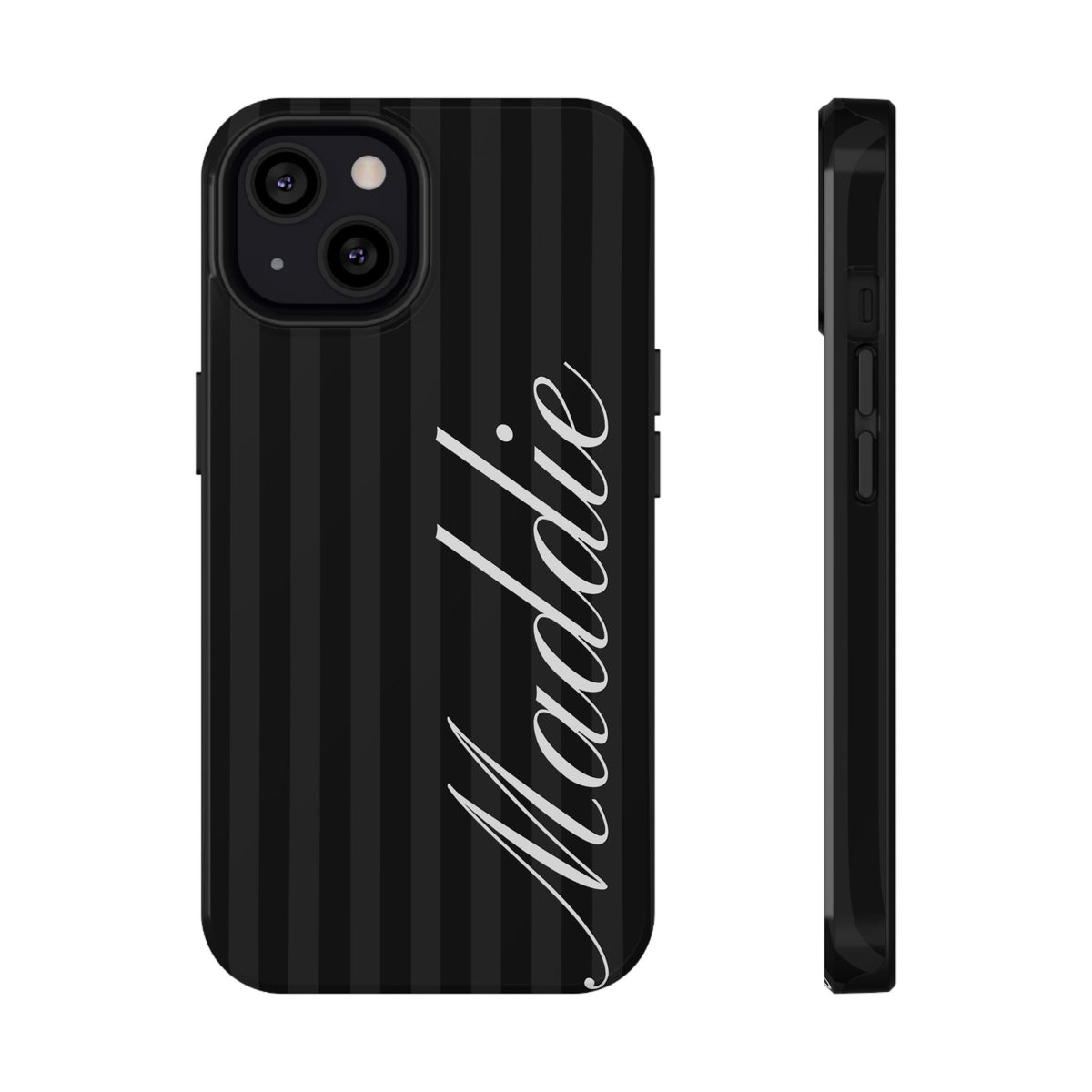 Custom Black Stripes iPhone Case