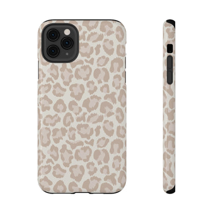 Beige Leopard iPhone Case