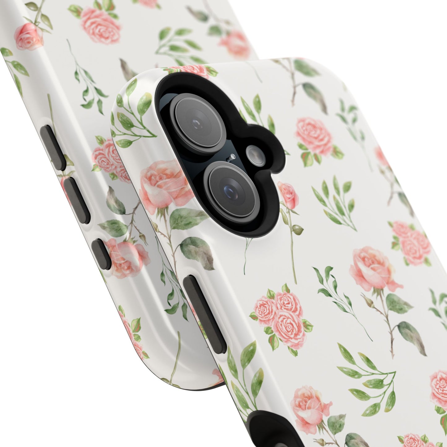 Pink Vintage Roses iPhone Case