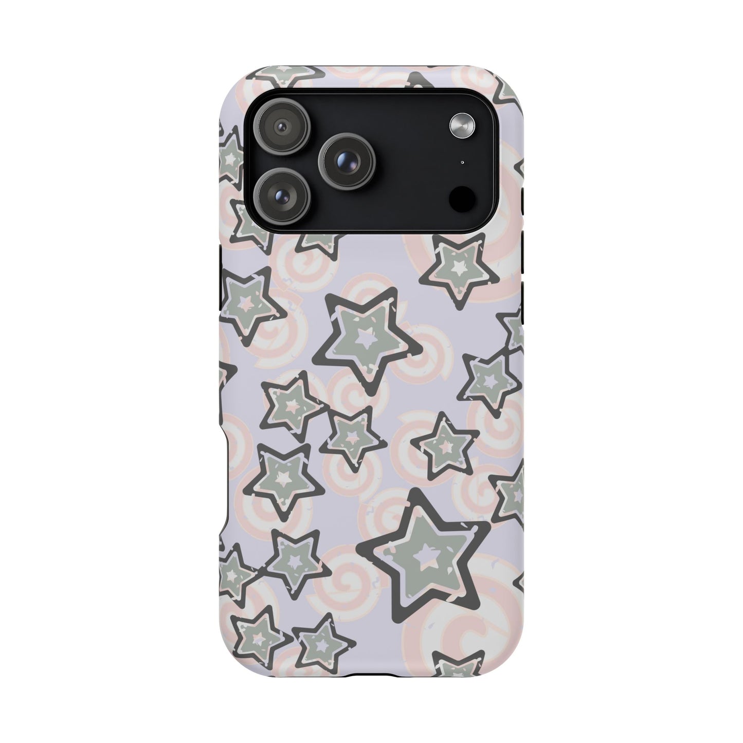Y2K Gray Star iPhone Case