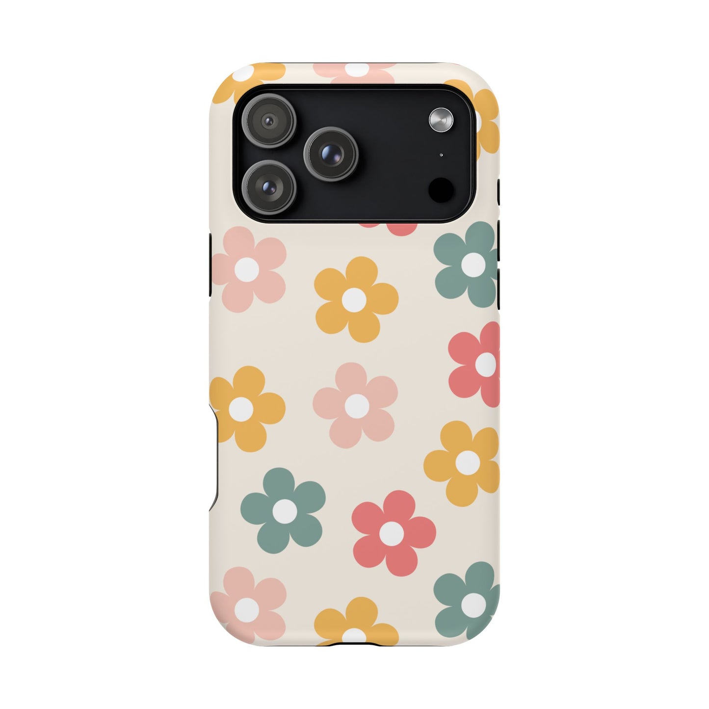 Boho Retro Flowers iPhone Case