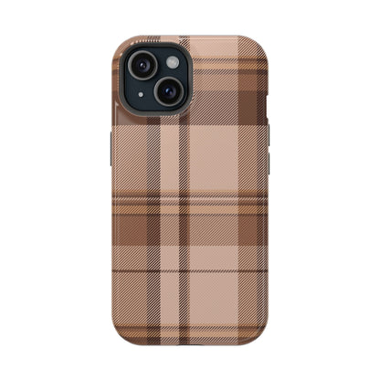 Toffee Plaid iPhone Case