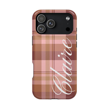 Custom Honey Plaid iPhone Case