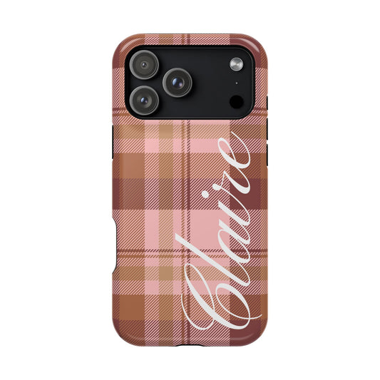 Custom Honey Plaid iPhone Case