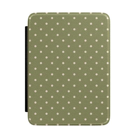 Green Mini Dots Kindle Case