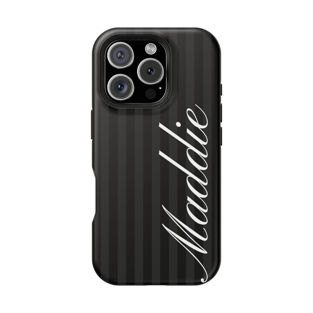 Custom Black Stripes iPhone Case