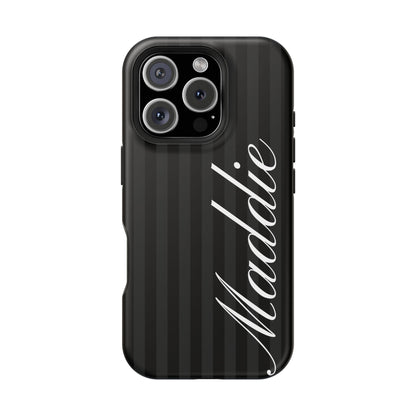 Custom Black Stripes iPhone Case