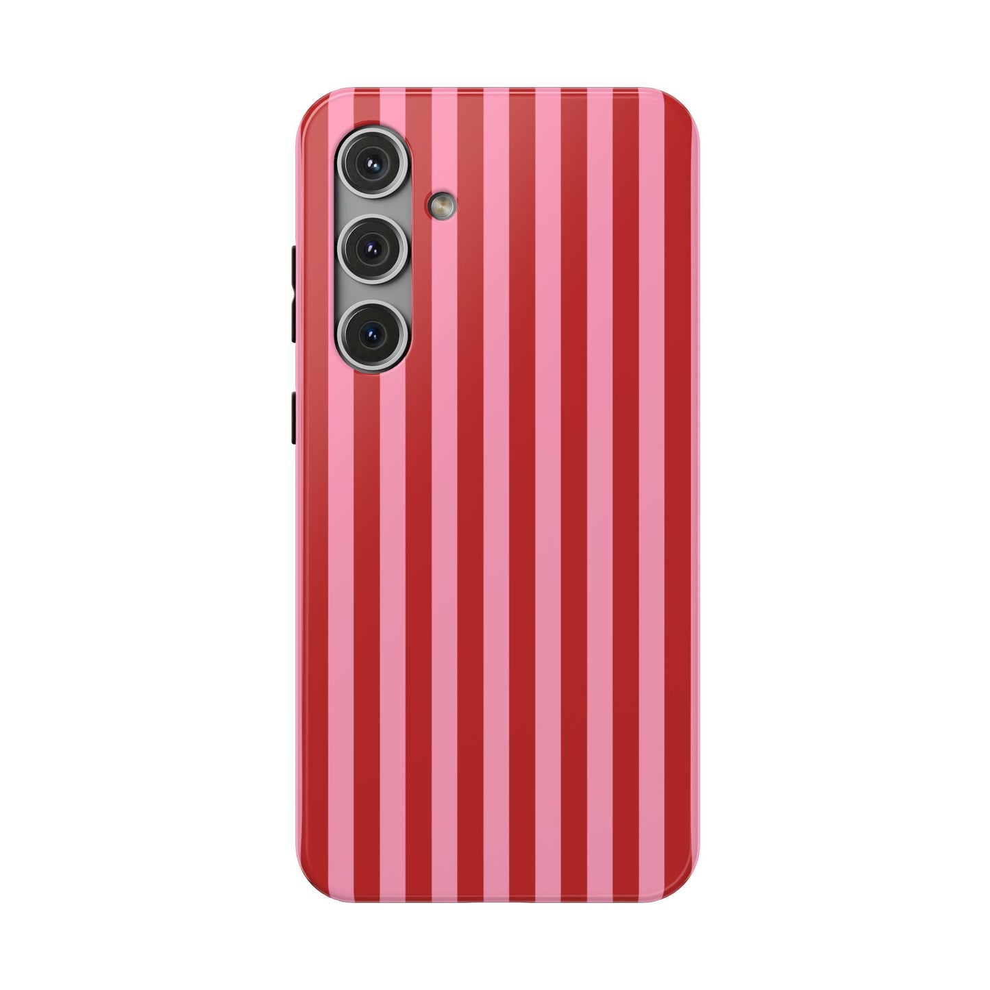 Cherry Blush Stripes Samsung Case