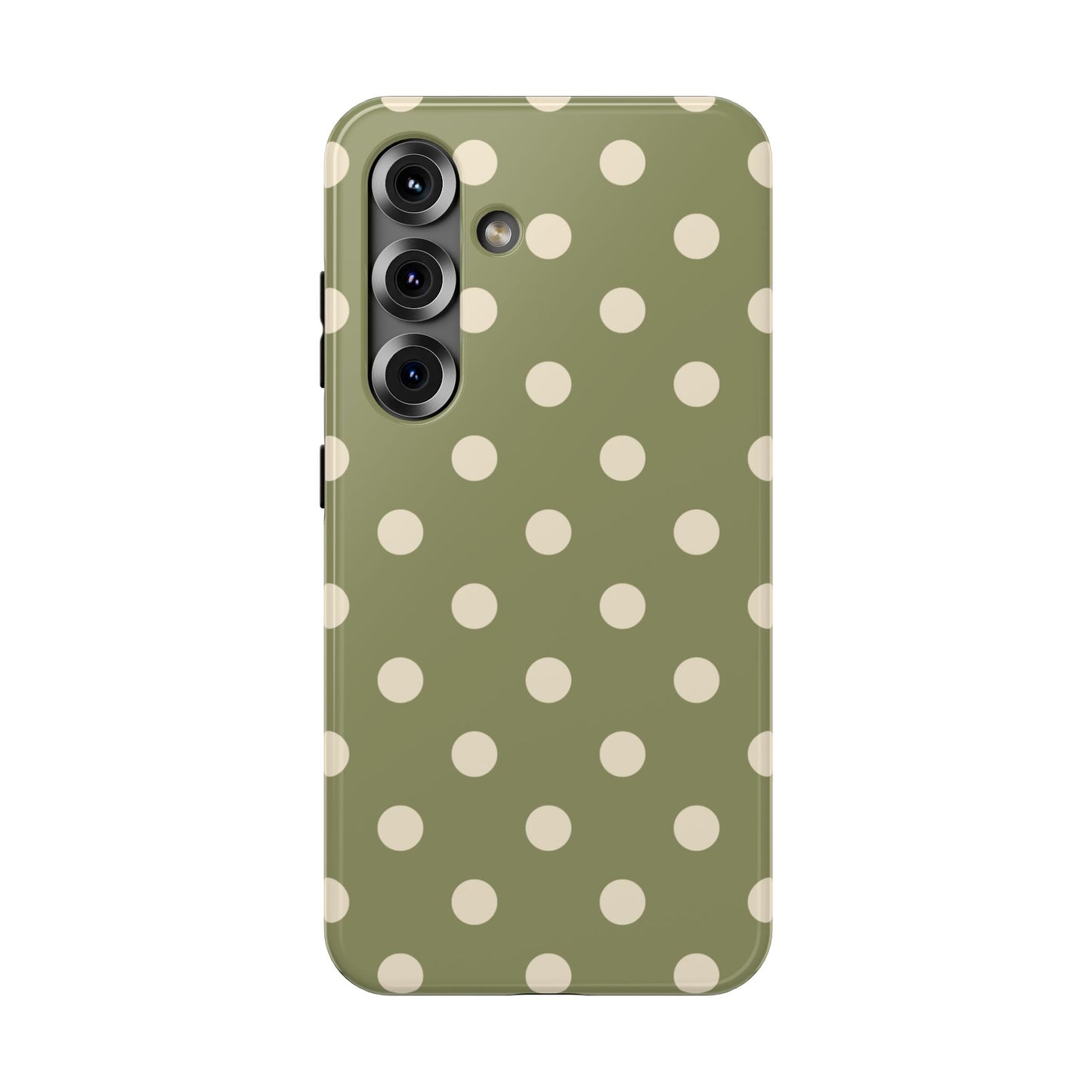 Green Polka Dots Samsung Case