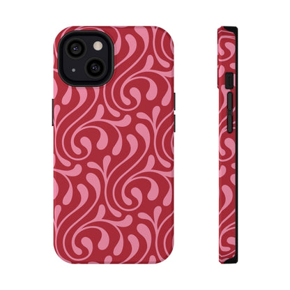 Cherry Paisley iPhone Case