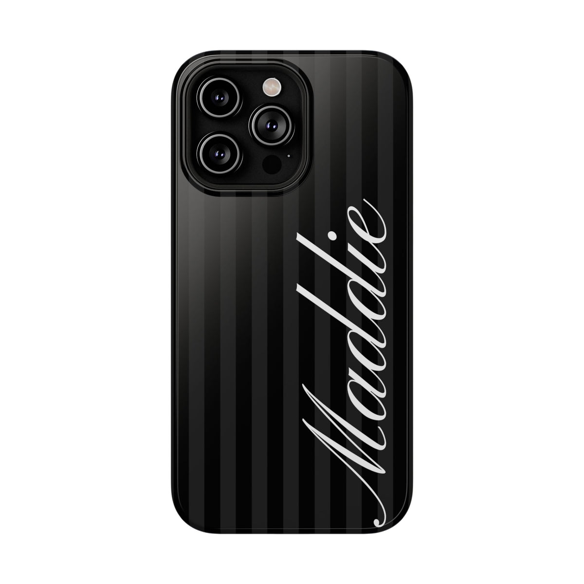 Custom Black Stripes iPhone Case