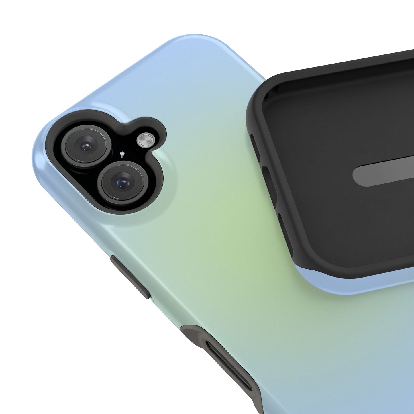 Blue & Green Aura iPhone Case