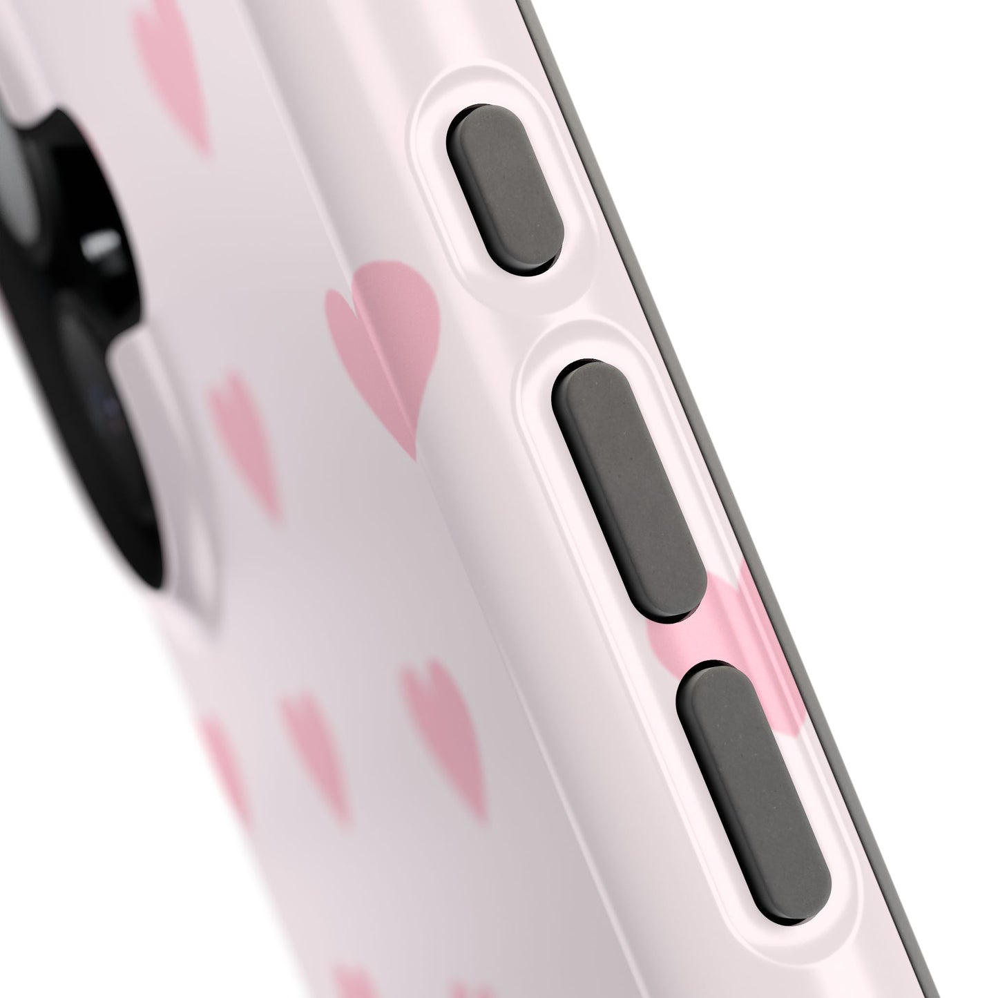 Light Pink Hearts iPhone Case