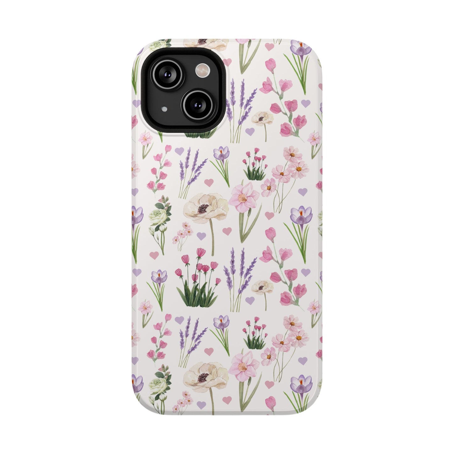 Vintage Purple Floral iPhone Case