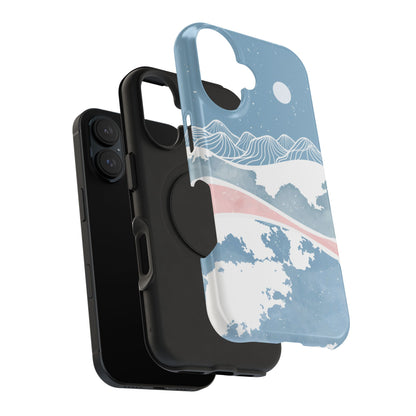 Blue Winter Night iPhone Case