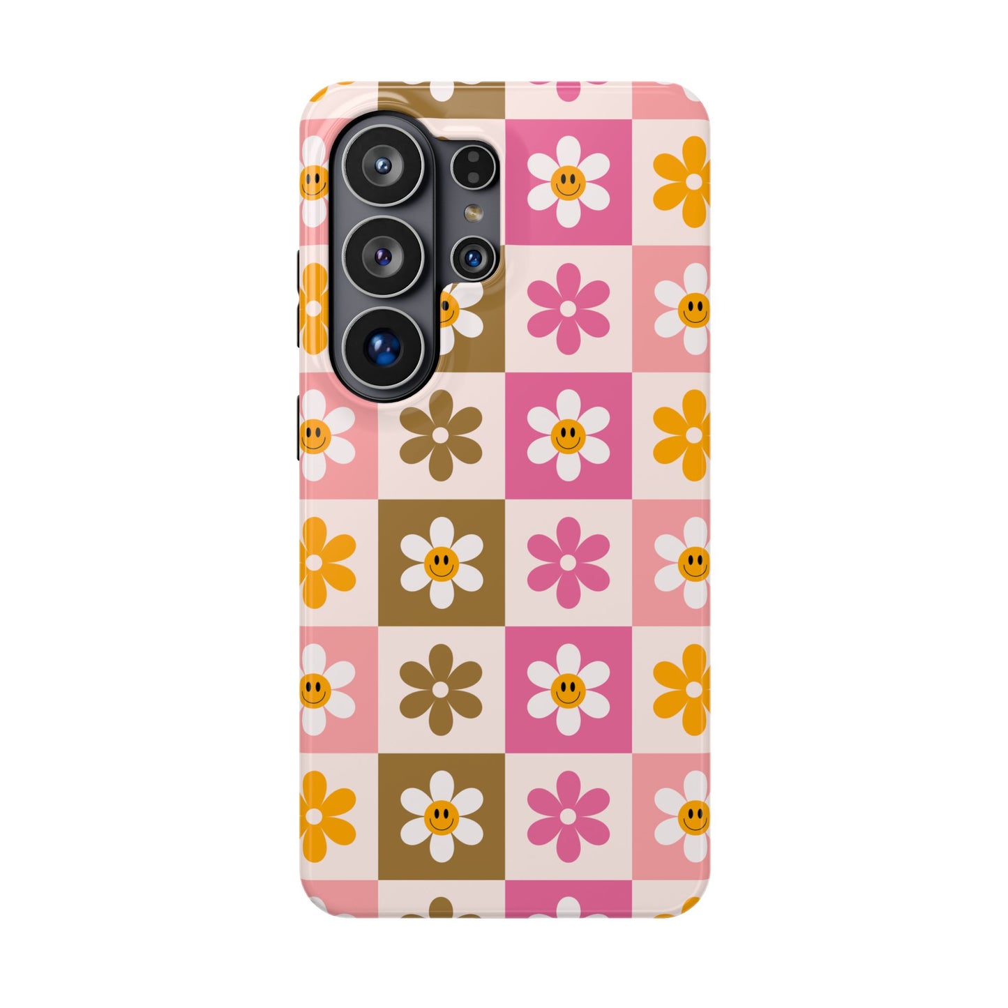 Smiley Flowers Samsung Case