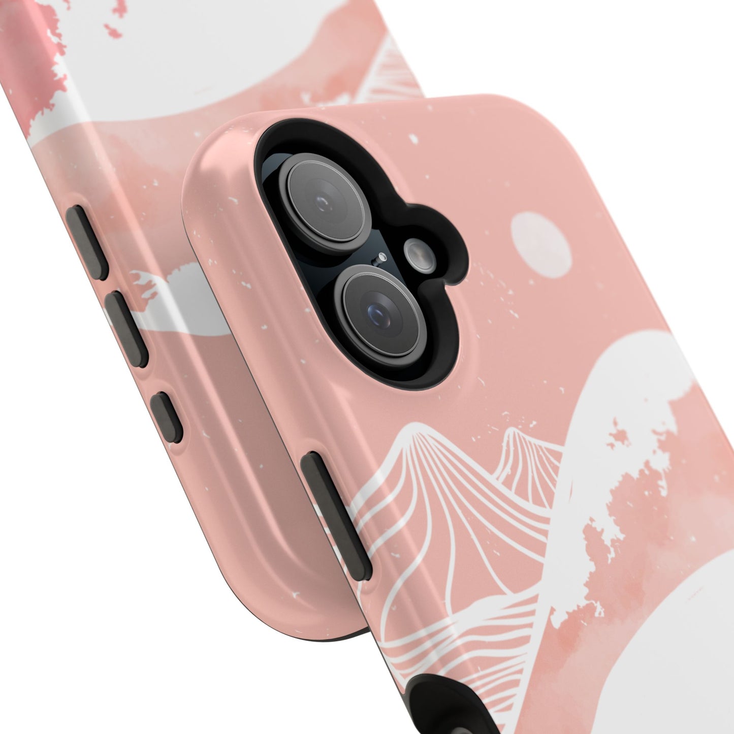 Pink Winter Night iPhone Case