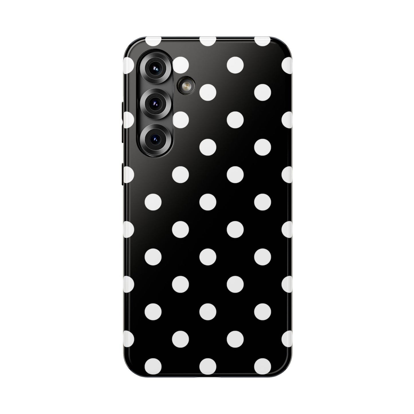 White Polka Dots Samsung Case