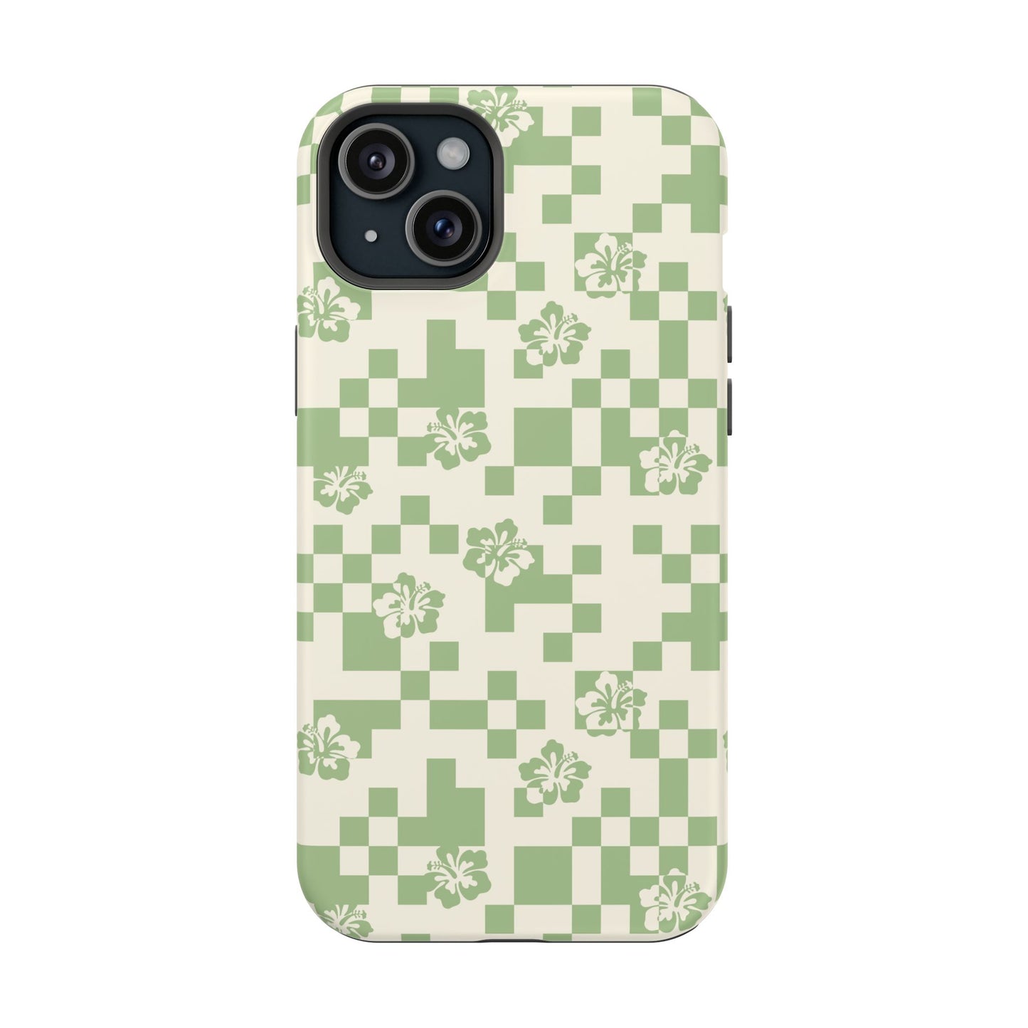 Green Hibiscus iPhone Case