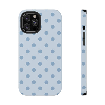 Blue Sprinkles Polka Dots iPhone Case