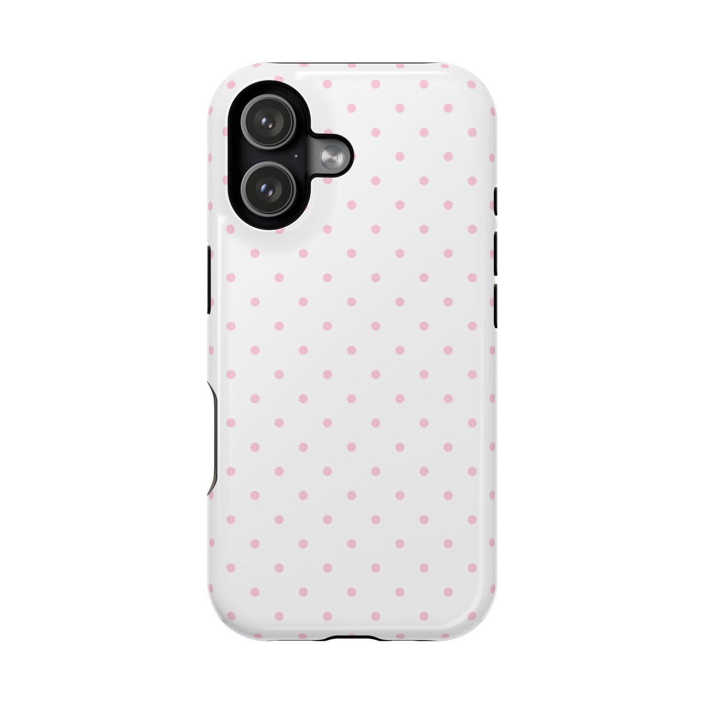 Pink Clouds Mini Dots iPhone Case