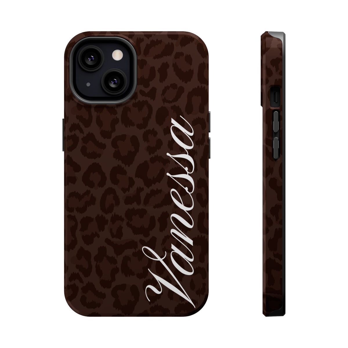 Custom Mocha Leopard iPhone Case