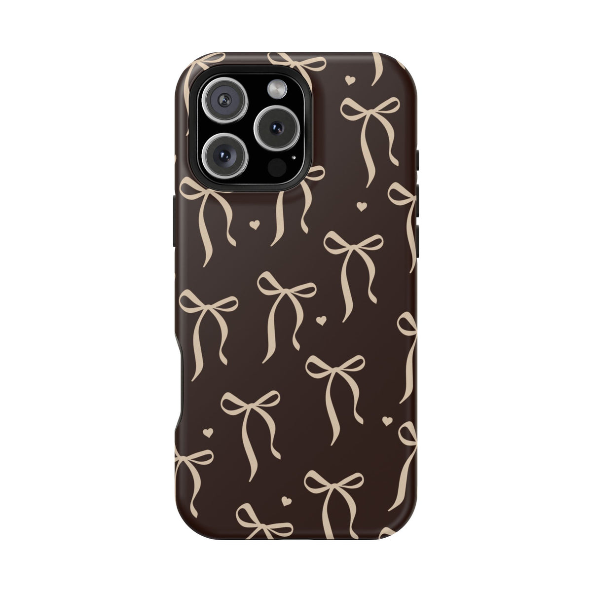 Chocolate Bows iPhone Case
