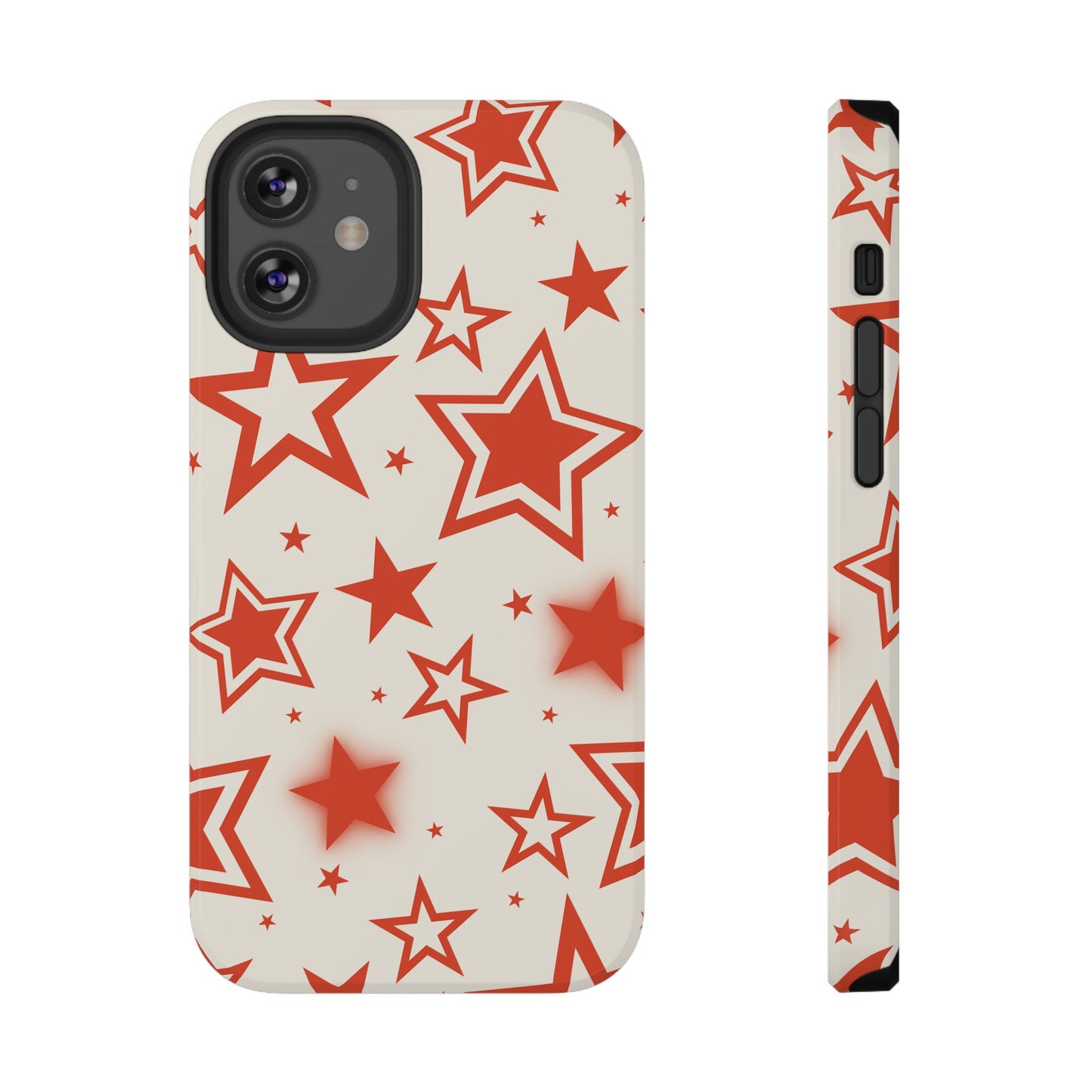 Red Stardust iPhone Case