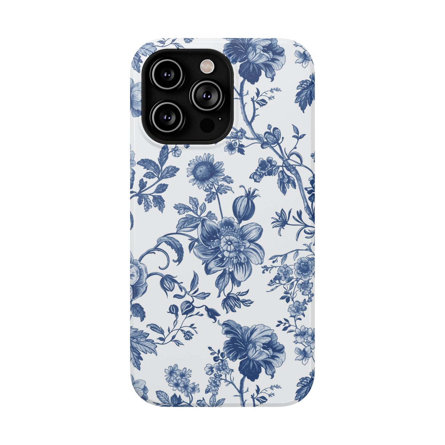 French Navy Toile iPhone Case