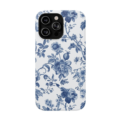 French Navy Toile iPhone Case