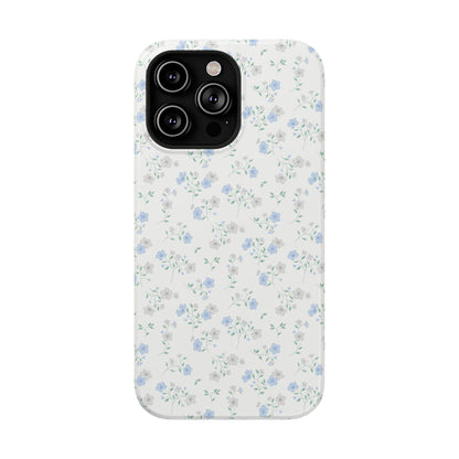 Blue Floral Ditsy iPhone Case