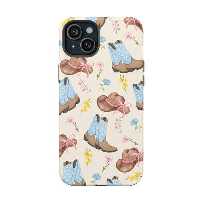 Floral Cowgirl iPhone Case