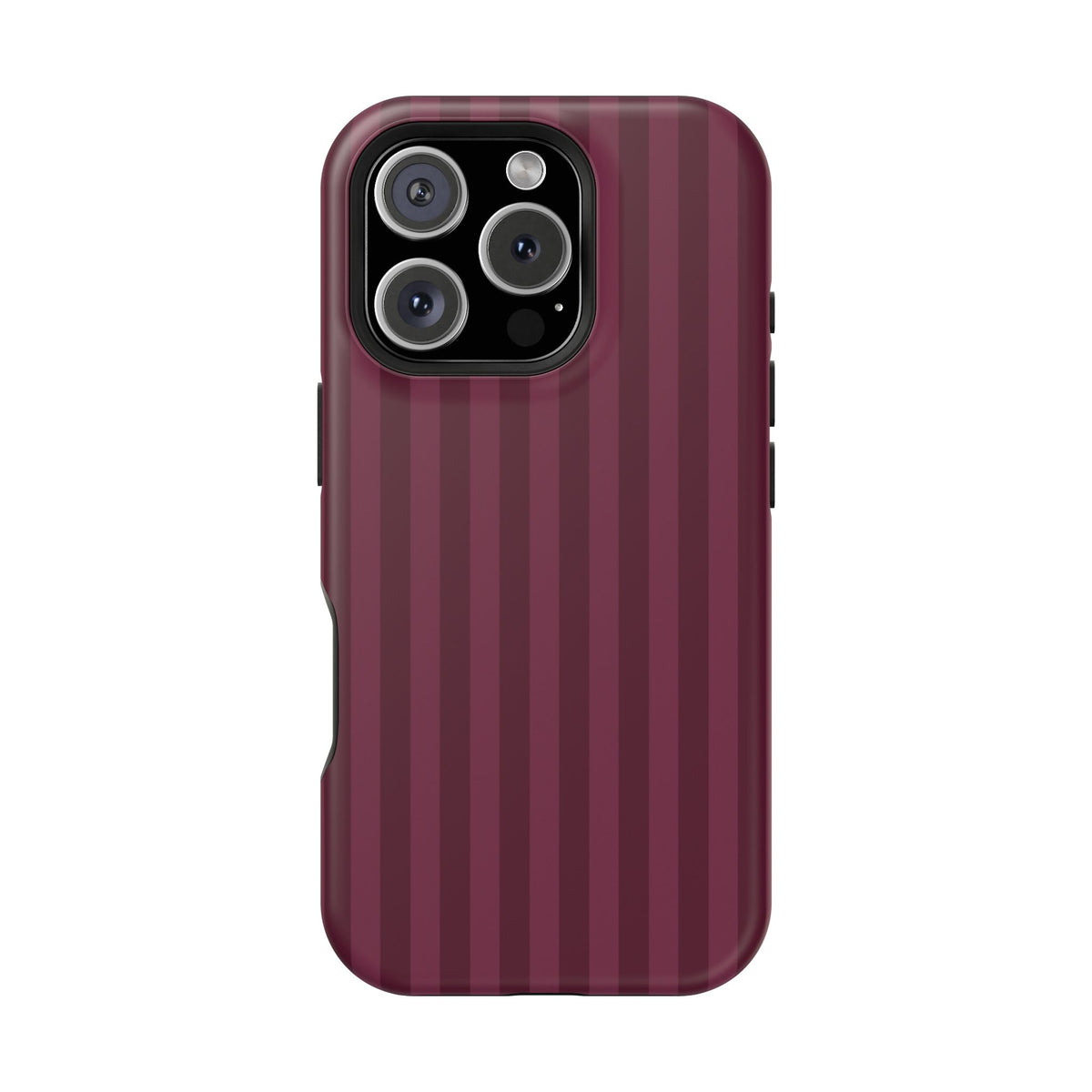 Plum Stripes iPhone Case