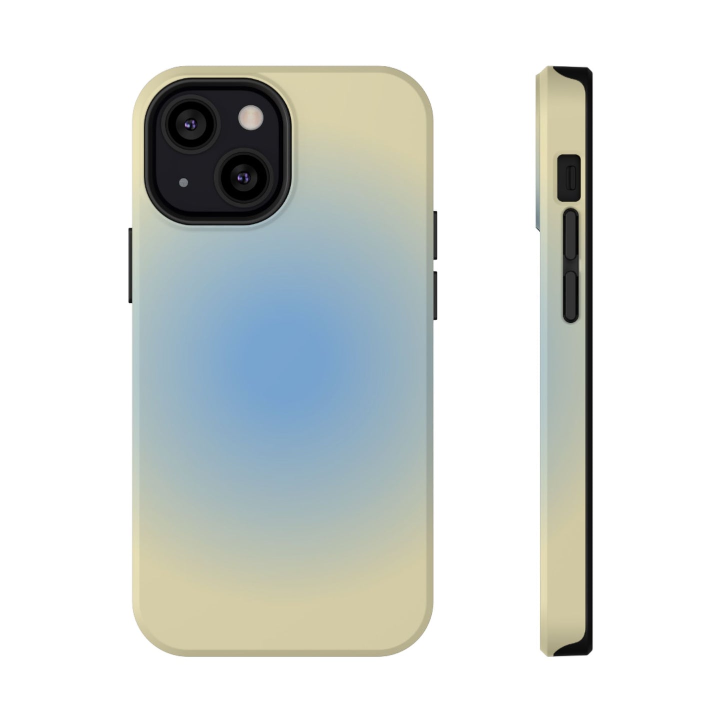Blue & Yellow Aura iPhone Case
