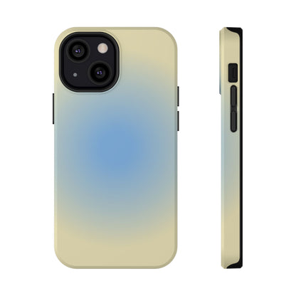 Blue & Yellow Aura iPhone Case