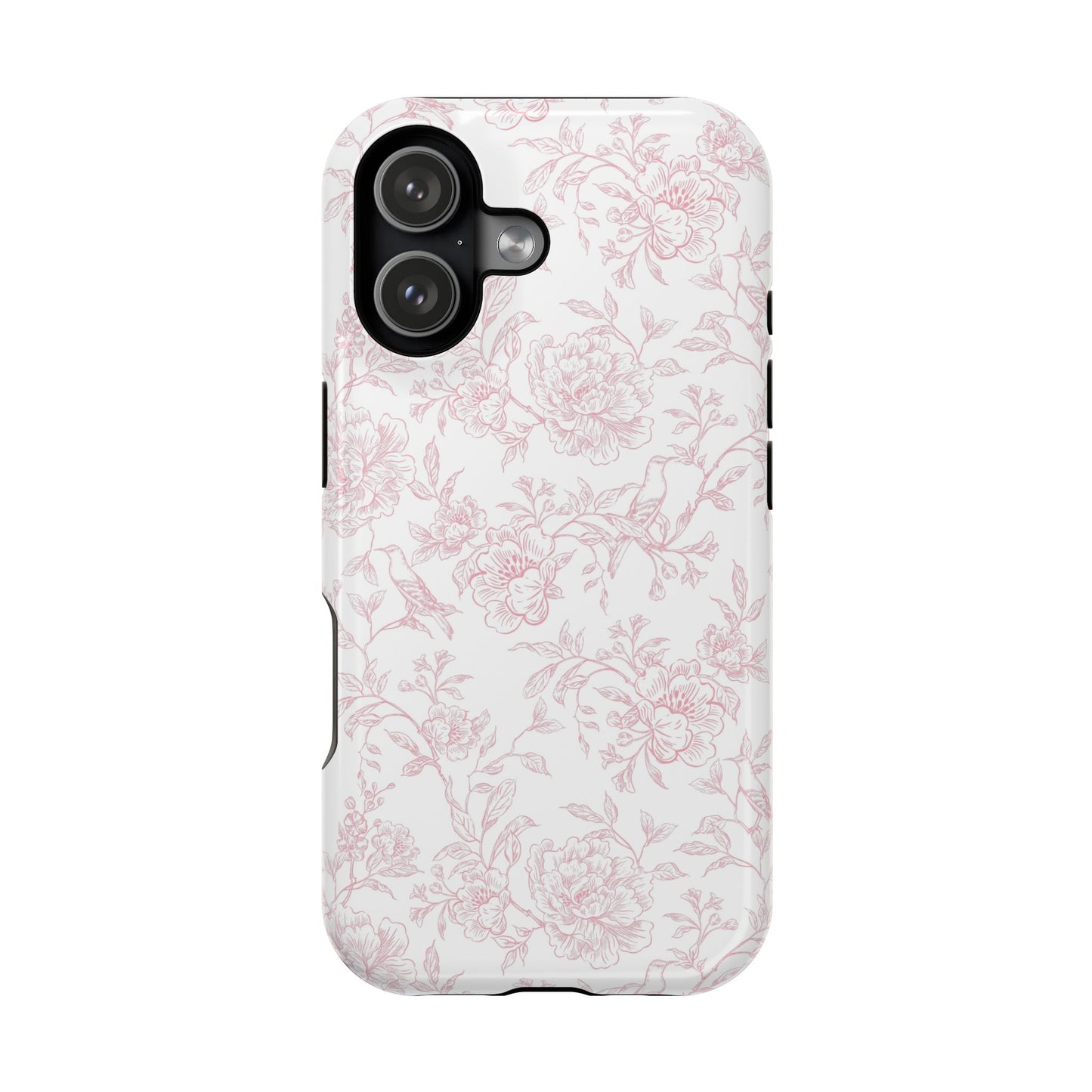 French Rosy Toile iPhone Case