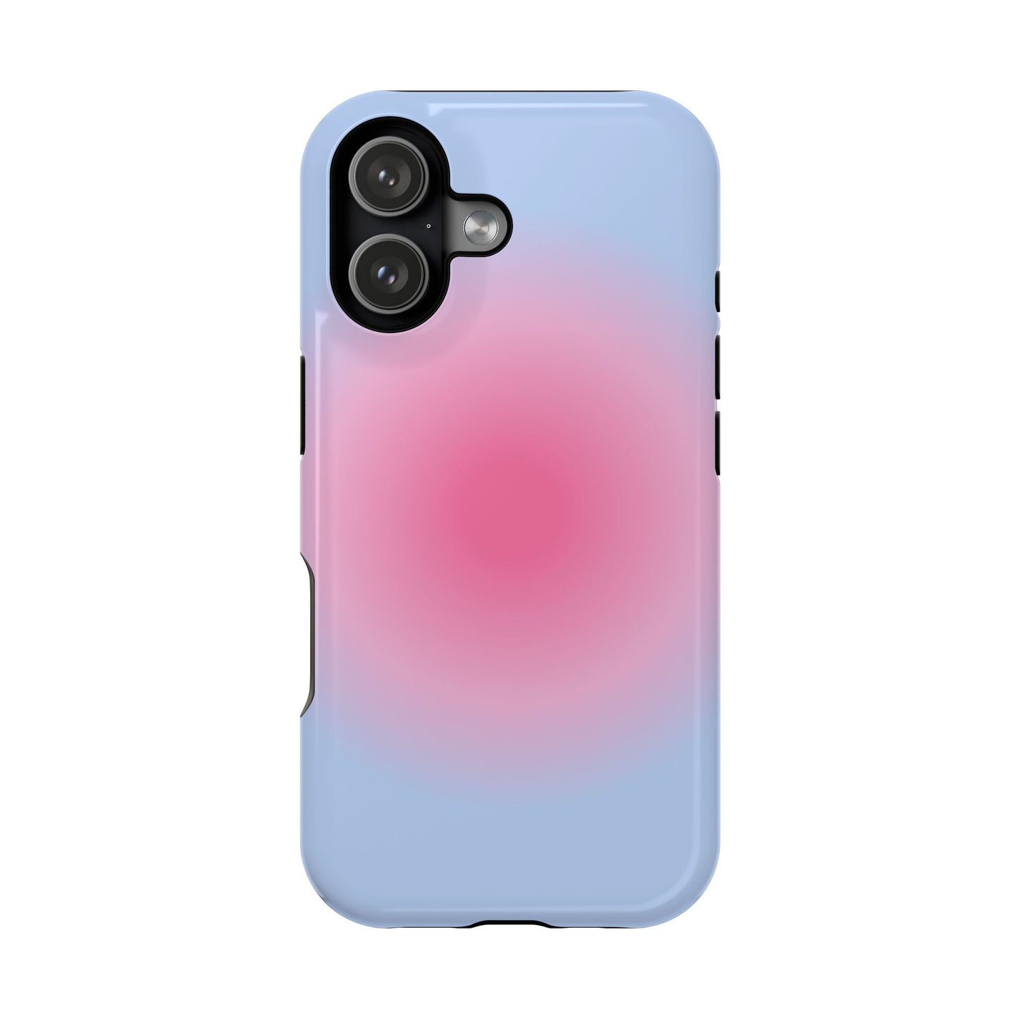 Pink & Blue Aura iPhone Case