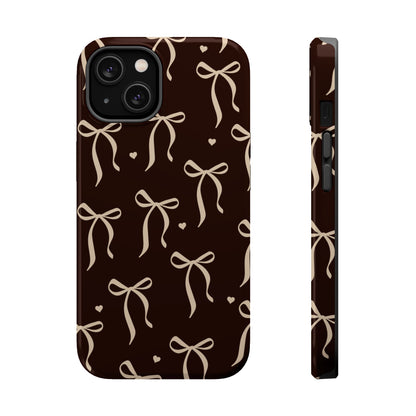 Chocolate Bows iPhone Case