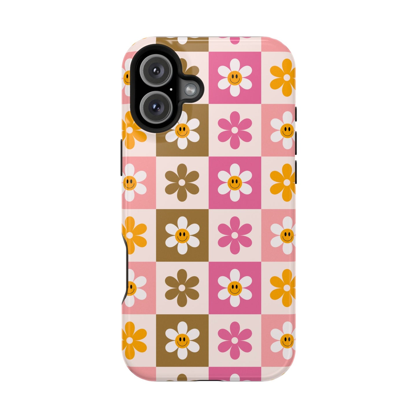 Smiley Flowers iPhone Case