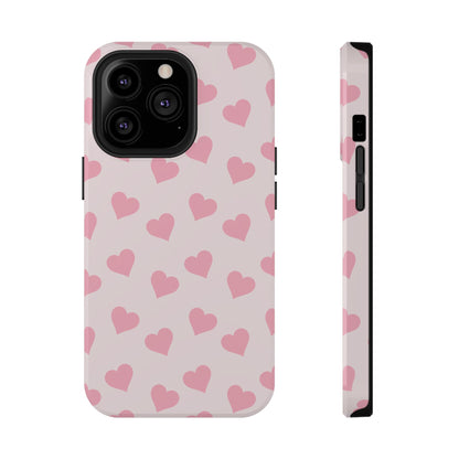 Pink Heart Mania iPhone Case