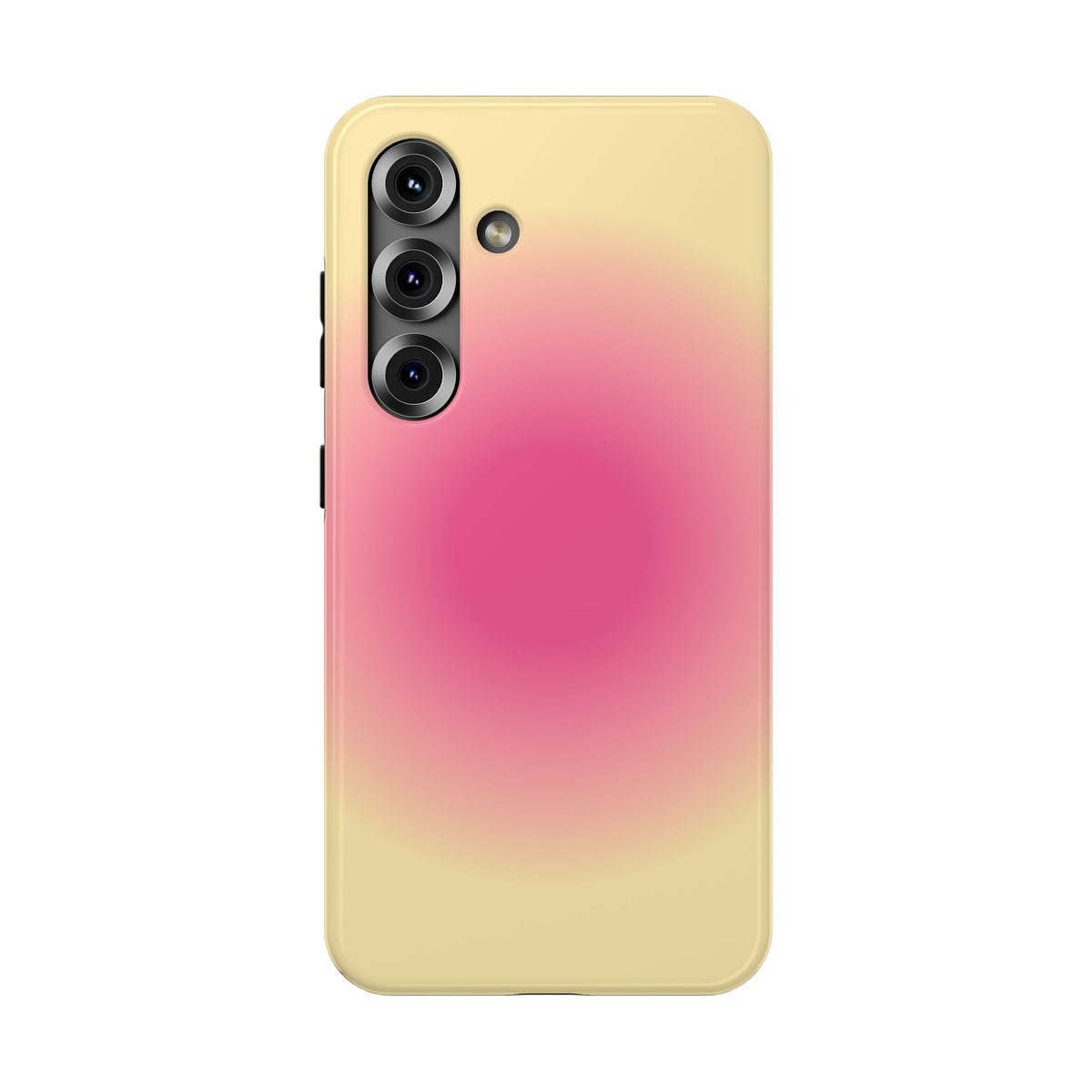Hot Pink & Yellow Aura Samsung Case